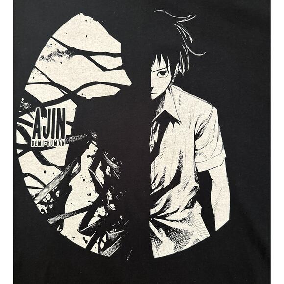 Ajin Demi-Human Anime T-Shirt Lootcrate Exclusive Black Size L NWOT - Picture 2 of 4